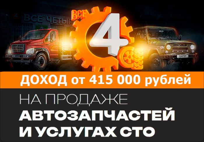 Франшиза Все четыре