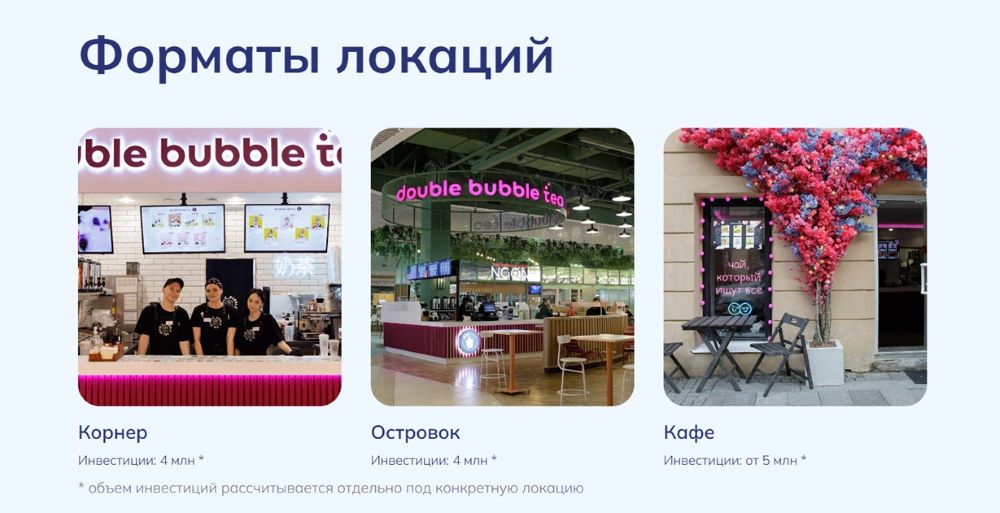 Double Bubble Tea форматы 
