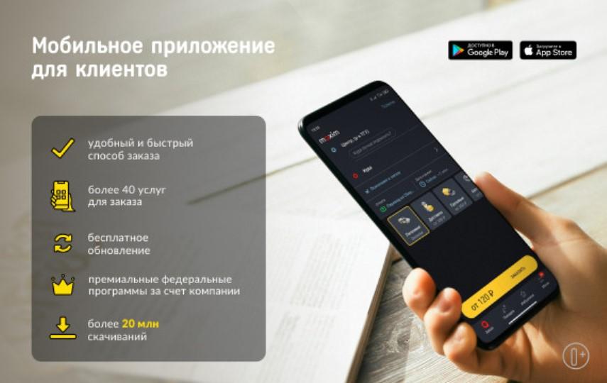 франшиза сервиса заказа такси «Максим» приложение 2